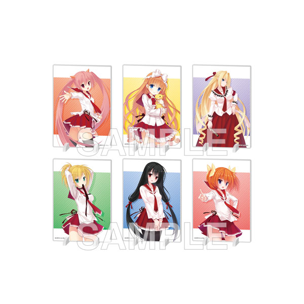 KADOKAWA Aria the Scarlet Ammo Double A Trading Mini Acryl-Aufsteller Panel - Anime-Adaption 15. Jubiläum Ver. 6er Pack BOX Bild 1