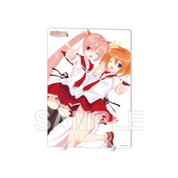 KADOKAWA Aria the Scarlet Ammo Double A Acrylic Panel - Anime Adaptation 15th Anniversary Ver. - Akari & Aria