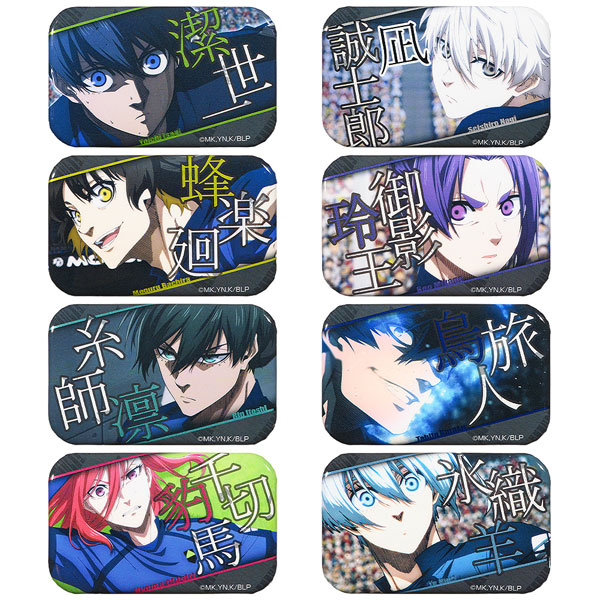 GoodSmile Moment Bluelock Collectible Scene Pinback Button 8Pack BOX