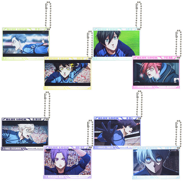 GoodSmile Moment Bluelock Collectible Acrylic Keychain 8Pack BOX