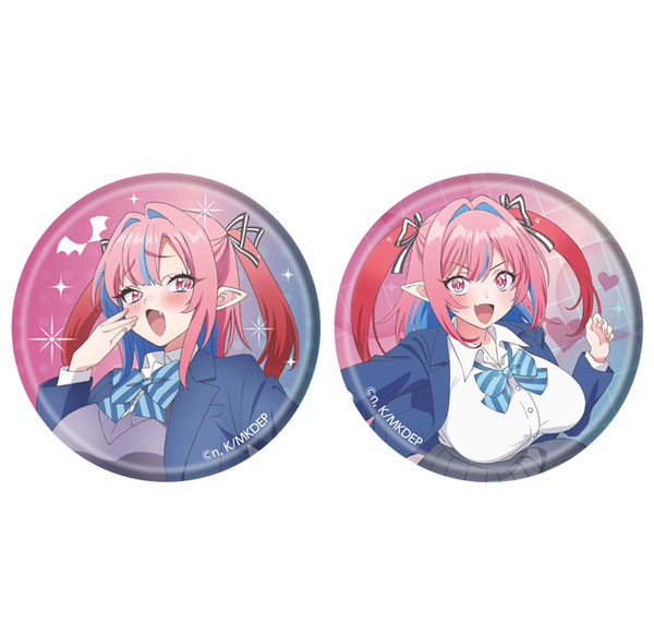 ATFES TV Anime "Mistress Kanan Is Devilishly Easy" Aurora Tin Badge 2pc. Set B [Kanan] รูปภาพ 1
