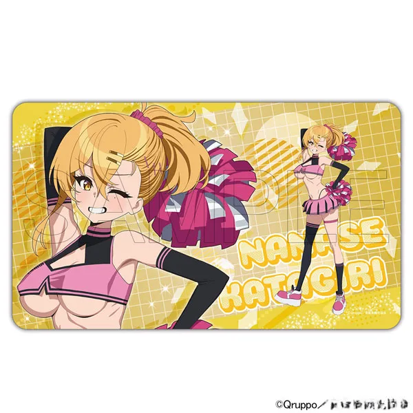 HobbyJAPAN [Vente Exclusive] Anime TV "Nukitashi THE ANIMATION" Tapis de Bureau en Caoutchouc Nanase Katagiri Ver. Cheerleader image 1