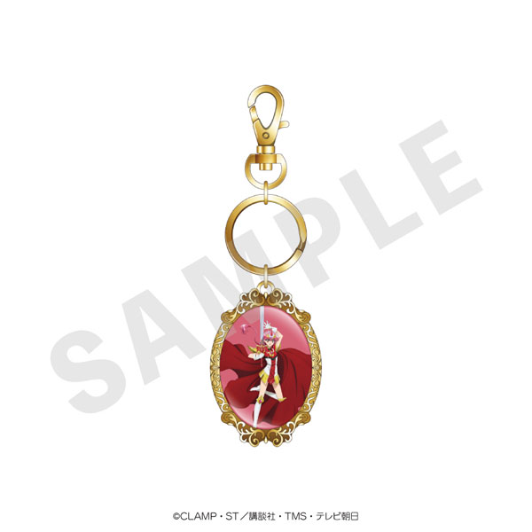 coly TV Anime "Magic Knight Rayearth" Epo Charm w/Illustration (Hikaru Shidou) image 1