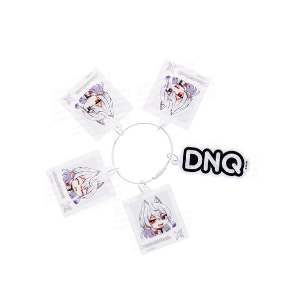 Ensky Colorful Peach Jarajara Keychain Emotion Series DNQ