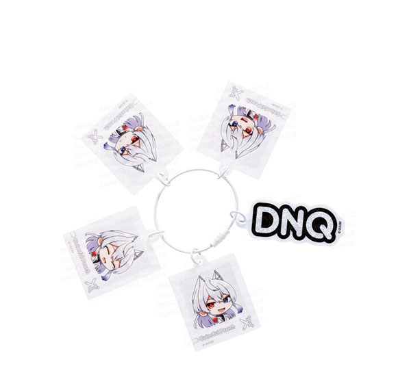 Ensky Colorful Peach Jarajara Keychain Emotion Series DNQ รูปภาพ 1