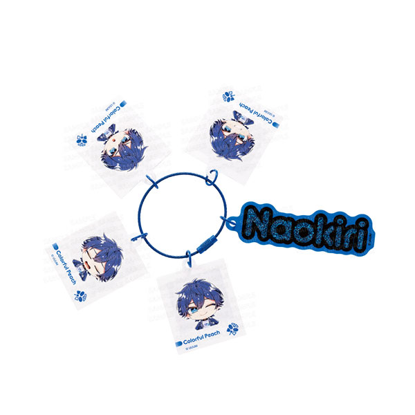 Ensky Colorful Peach Jarajara Keychain Emotion Series Naokiri