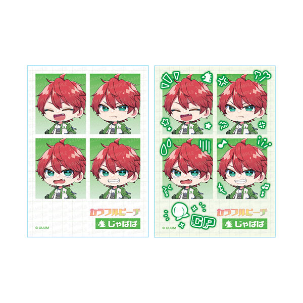 Ensky Colorful Peach Mini ID Photo Style Sticker Emotion Series JPAPA Bild 1