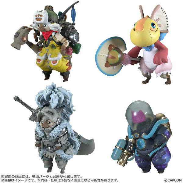 Capcom Capcom Figure Builder Monster Hunter Standard Model Plus Palico Collection Vol.1 4Pack BOX