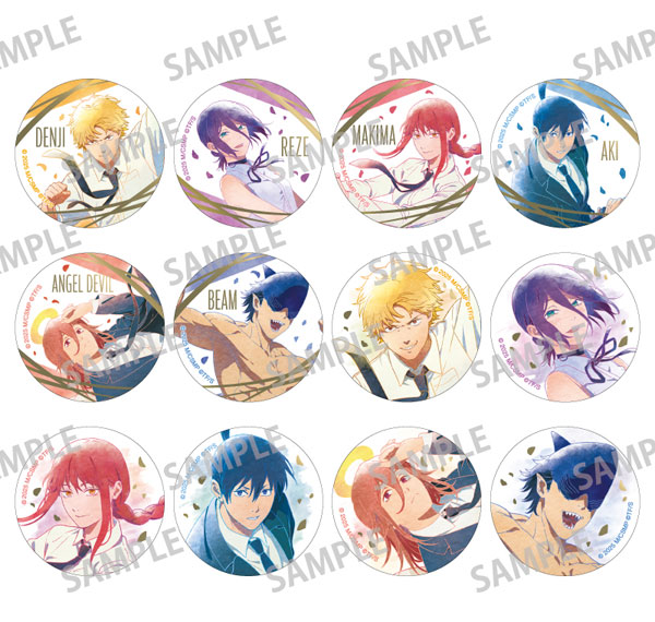 Kamio Japan Film "Chainsaw Man Reze Arc" Trading Foil Tin Badge Floating KamiAni TOUCH 12Pack BOX Bild 1