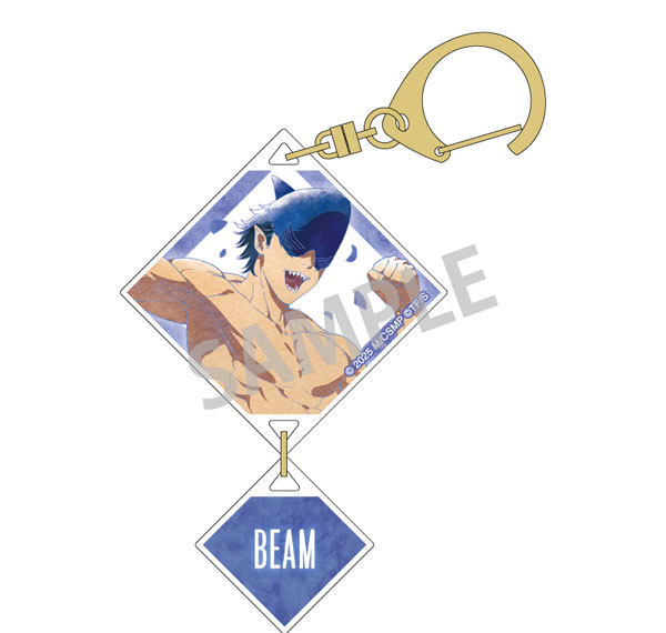 Kamio Japan Movie "Chainsaw Man Reze Arc" Double Part Acrylic Keychain Beam Floating KamiAni TOUCH Bild 1