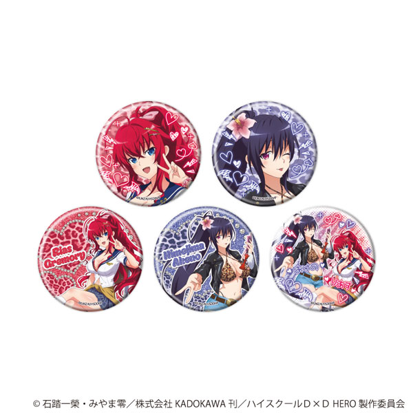 A3 เข็มกลัดดีบุก "High School D x D HERO" 32/ New Illustration 5Pack BOX รูปภาพ 1