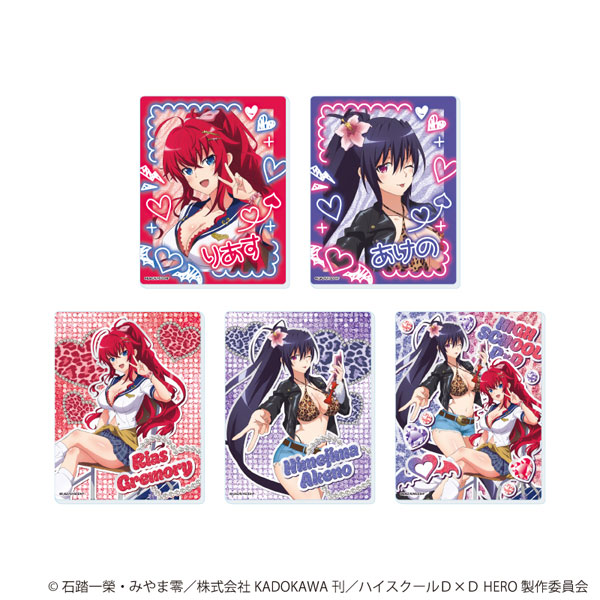 A3 Acrylic Card "High School D x D HERO" 02/ New Illustration 5Pack BOX