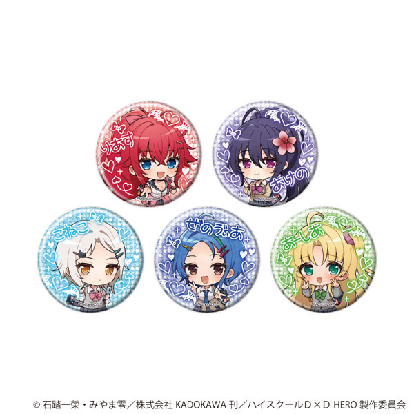 A3 馬口鐵徽章「High School D×D HERO」33/ 迷你角色插圖 5Pack BOX 圖片 1