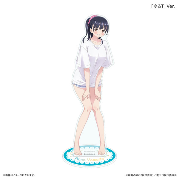 Culture Entertainment "Boku no Kokoro no Yabai Yatsu" แผ่นอะคริลิค BIG Anna Yamada ชุดเสื้อผ้าสบายๆ Ver. "Yuru-T" รูปภาพ 1