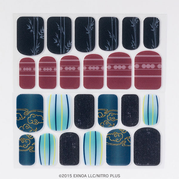 Ram Corporation Touken Ranbu ONLINE Gel Nail Sticker Vol.6 Azuki Nagamitsu