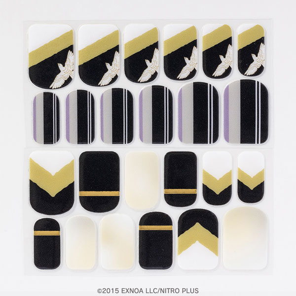 Ram Corporation Touken Ranbu ONLINE Gel Nail Sticker Vol.6 Higekiri image 1