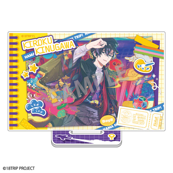Kamio Japan 18TRIP Layered Acrylic Stand Kiroku Kinugawa gambar 1