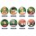 Hasepro CAN Badge Haikyuu!! Watermelon Series 8Pack BOX image 2
