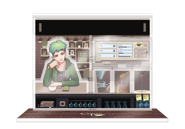 Dragon Media Coffee Talk สแตนด์อะคริลิกแบบสไลด์ Freya รูปภาพ 1
