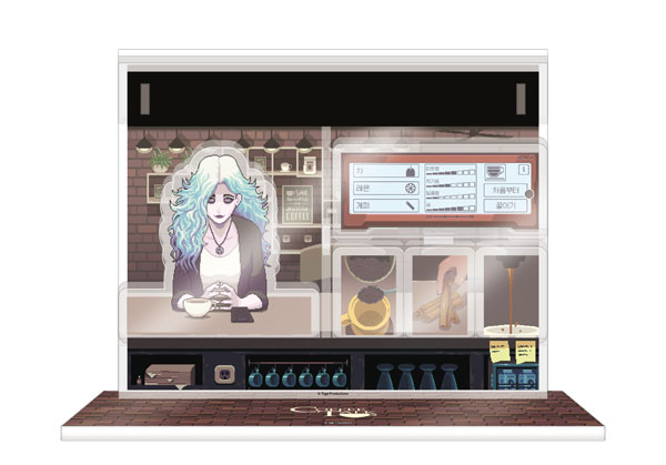 Dragon Media Coffee Talk แท่นอะคริลิกแบบสไลด์ Riona รูปภาพ 1