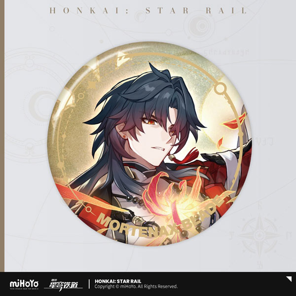 miHoYo Honkai: Star Rail Standing Image Series Tin Badge Mortenax Blade