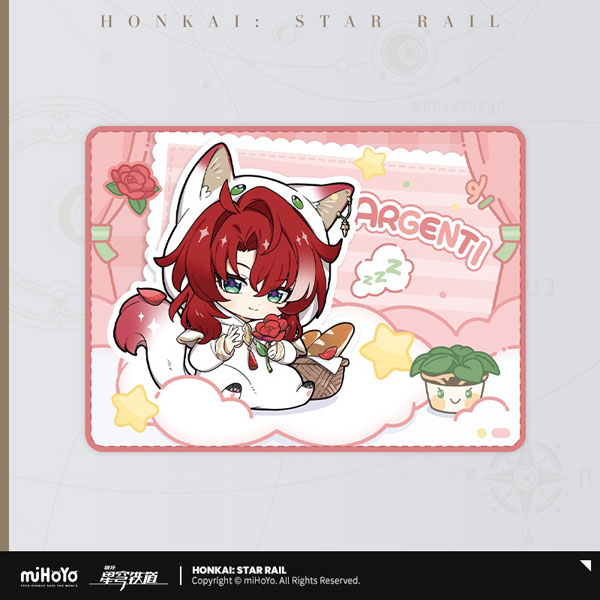 miHoYo Honkai: Star Rail Men's Dormitory Series Chibi Character Blanket Argenti