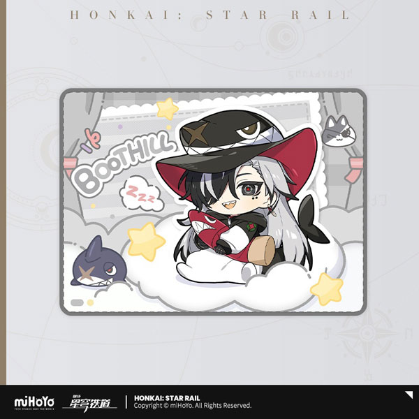 miHoYo Honkai: Star Rail Men's Dormitory Series Chibi Character Blanket Boothill