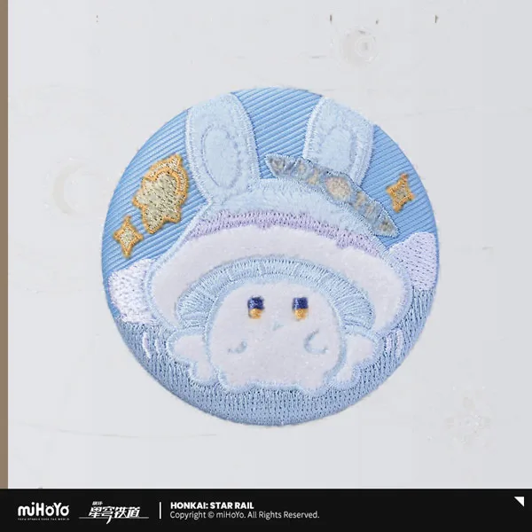 miHoYo Honkai: Star Rail Usausa Kinoko to Kinoko Usagi Series Embroidery Badge Chunnoko