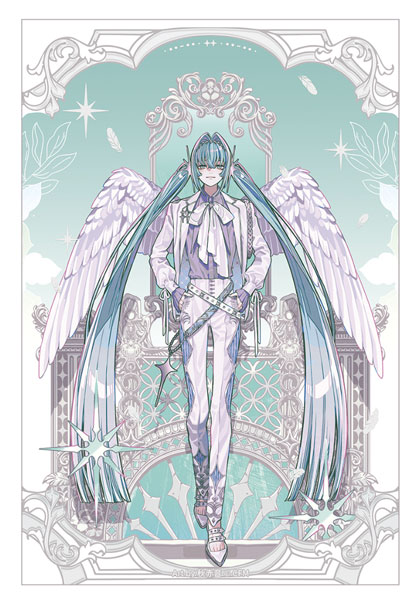 FUN4YEAH Hatsune Miku Light and Shadow Series Acrylic Shikishi White ver.