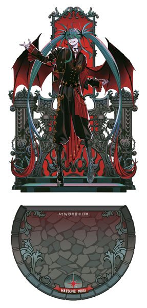 FUN4YEAH Hatsune Miku Light and Shadow Series Acrylic Stand Black ver.