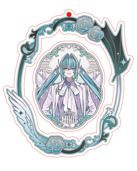 FUN4YEAH Hatsune Miku Light and Shadow Series Rotating Acrylic Keychain