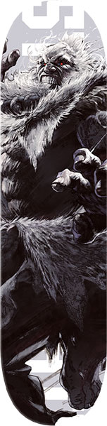Capcom Street Fighter 6 Skateboard Deck Akuma gambar 1