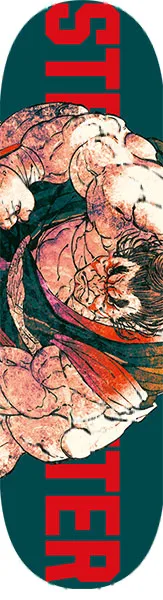 Capcom Street Fighter 6 Skateboard Deck E. Honda gambar 1