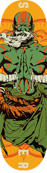 Capcom Street Fighter 6 Skateboard Deck Dhalsim