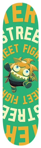 Capcom Street Fighter 6 Skateboard Deck Blanka