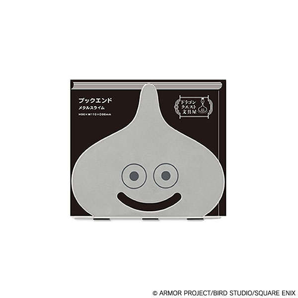 Square Enix Dragon Quest Stationery Store Bookends Metal Slime