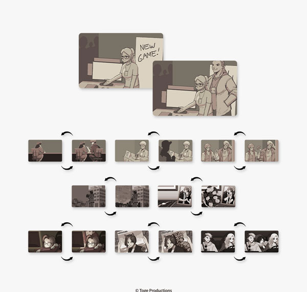 Dragon Media "Coffee Talk" Changing Photo Card Single Item รูปภาพ 1
