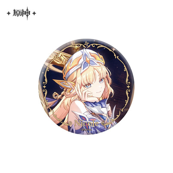 miHoYo Genshin Impact Truth Amongst the Pages of Purana Series Tin Badge Nicole
