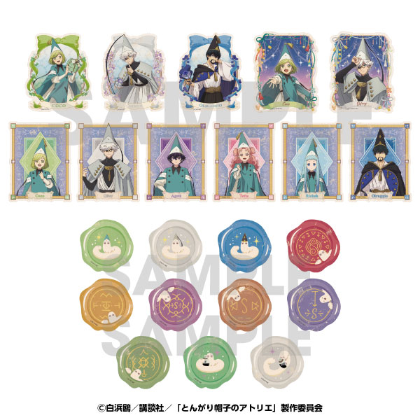 Ensky TV Anime "Witch Hat Atelier" Travel Sticker Collection 11Pack BOX image 1