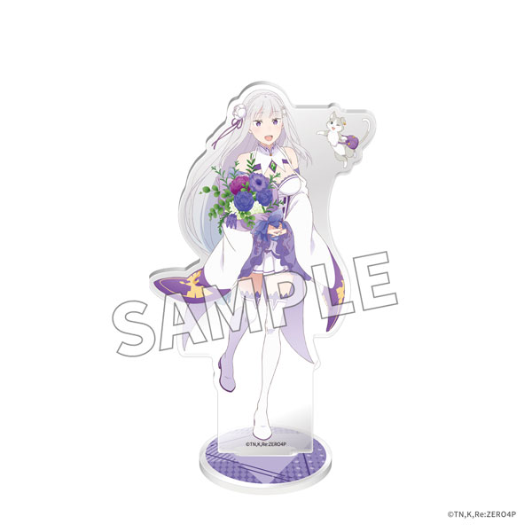 KADOKAWA Re:ZERO -Starting Life in Another World- Acryl-Ständer Flower & Balloon ver. - Emilia