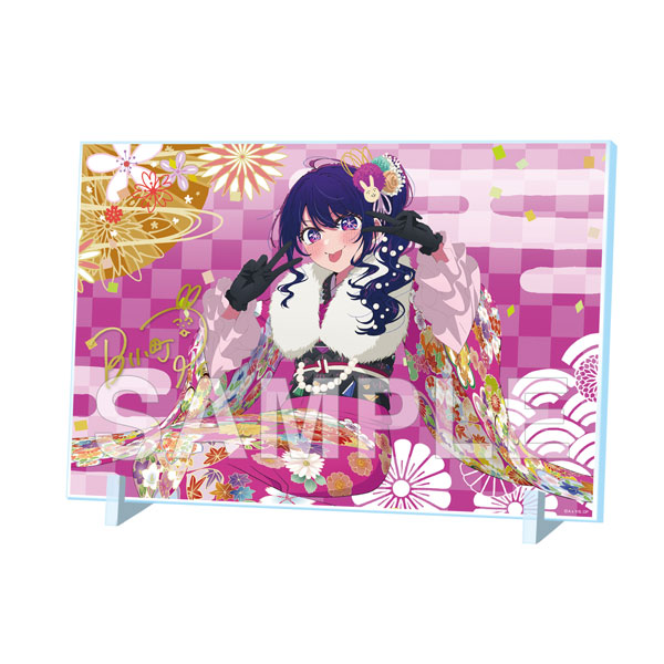 KADOKAWA [OSHI NO KO] Acryl-Panel mit Folienprägung Signatur - Ai New Year 2026 ver. Bild 1