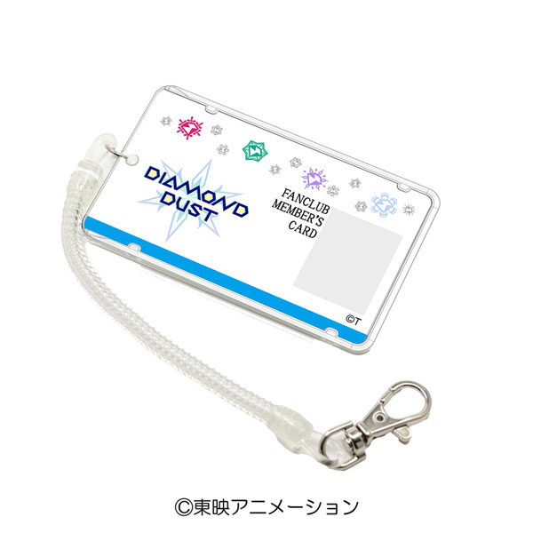 Groove Garage Girls Band Cry Narikiri Acrylic Pass Case Diamond Dust