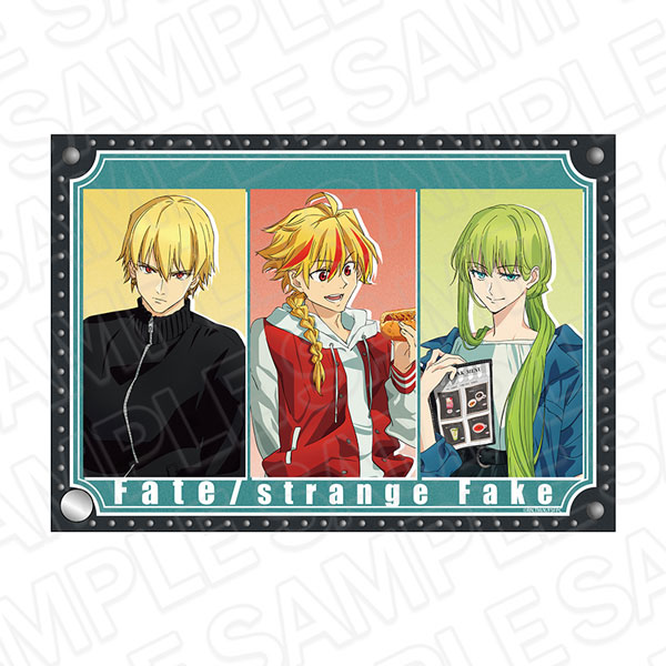 Contents Seed TV Anime "Fate/strange Fake" Mini Acrylic Art Cafe ver.