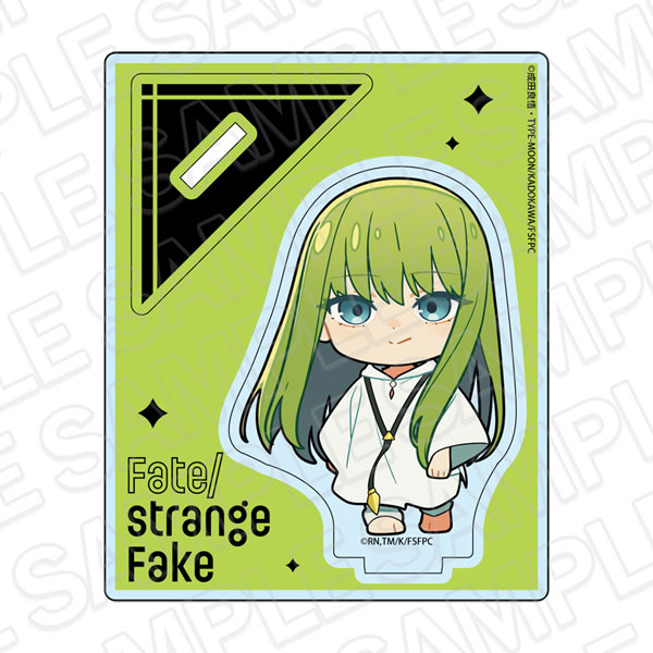 Contents Seed TV Anime "Fate/strange Fake" Acrylic Stand Lancer Mini Chara ver.
