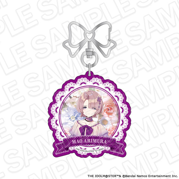 Contents Seed Gakuen iDOLM@STER Acrylic Keychain Mao Arimura floral dress ver.