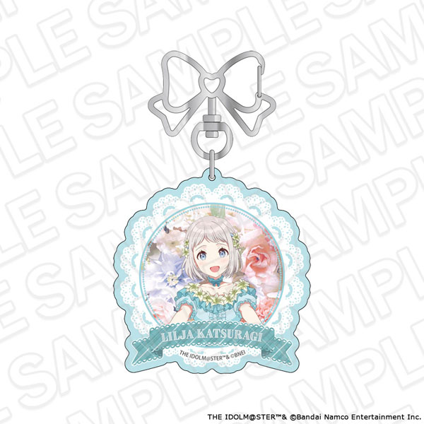 Contents Seed Gakuen iDOLM@STER Acrylic Keychain Lilja Katsuragi floral dress ver.