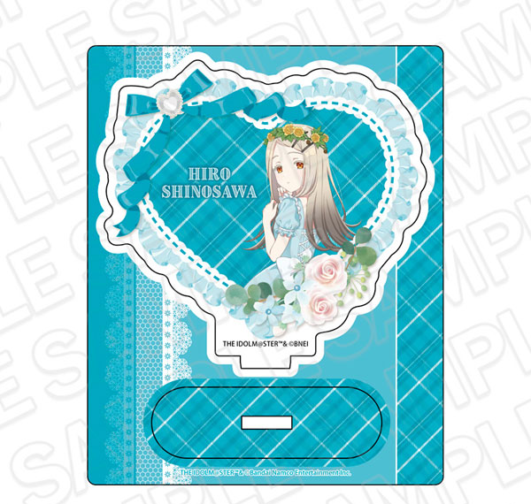 Contents Seed Gakuen iDOLM@STER Acrylic Stand Hiro Shinosawa floral dress ver. รูปภาพ 1