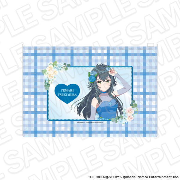 Contents Seed Gakuen iDOLM@STER Clear Pouch Temari Tsukimura floral dress ver. Bild 1