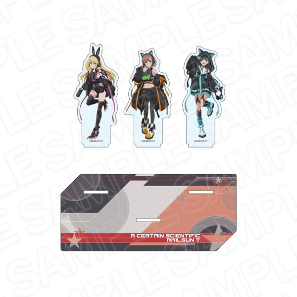 Contents Seed TV Anime "Toaru Kagaku no Railgun T" Acrylic Diorama Gaming ver. image 1
