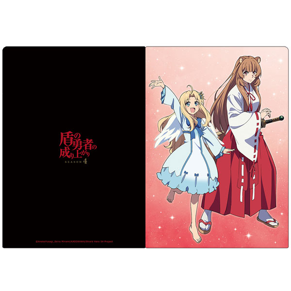 Azu Maker TV Anime "The Rising of the Shield Hero Season 4" Clear File Raphtalia & Filo vol.3